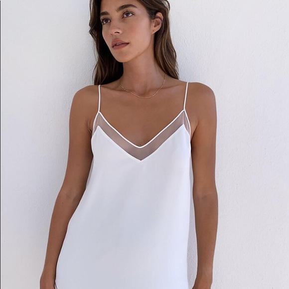 Aritzia Tops - ⭐️Babaton NEW Galen white camisole♥️New w/tags⭐️